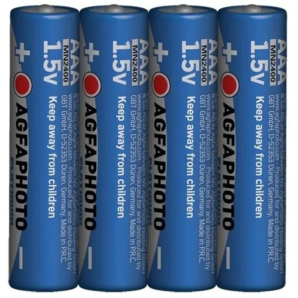 AgfaPhoto Power alkalická batéria LR03 AAA, shrink 4ks