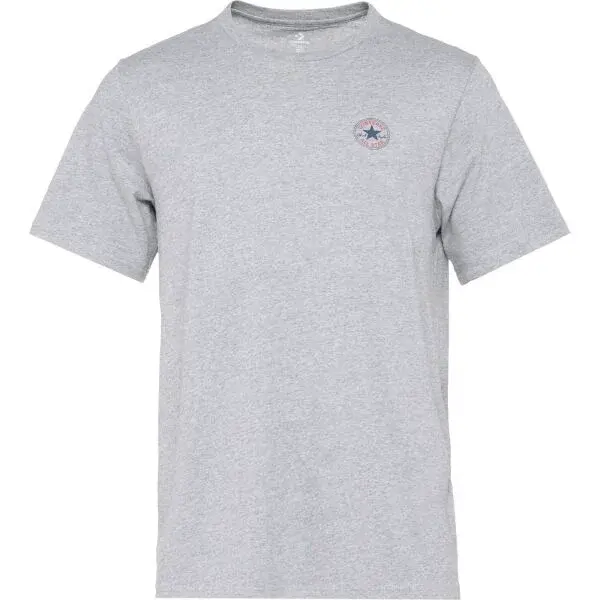 Converse CORE CHUCK PATCH TEE Pánské tričko, šedá, velikost