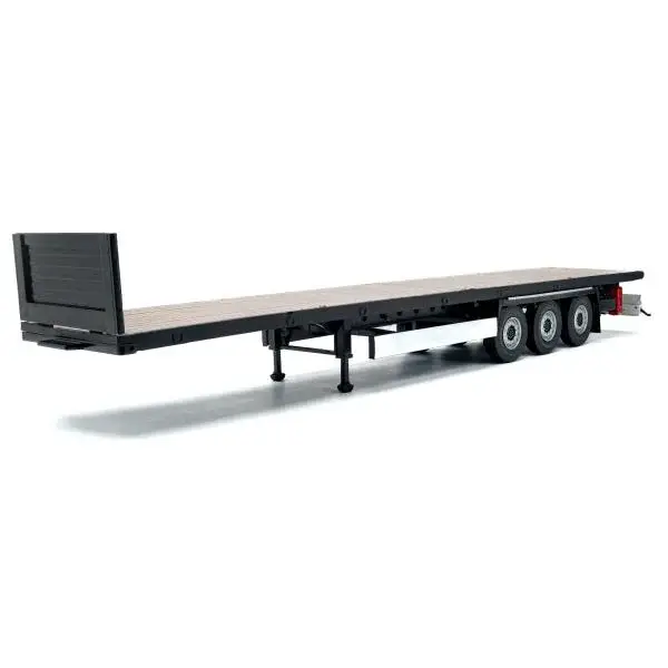 1:24 Přívěs plachtový -1:24 TRANSPORT TRAILER BLACK - SOLIDO - S2400506