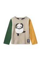 Dětské bavlněné tričko s dlouhým rukávem Liewood Apia Placement Longsleeve T-shirt více barev, s potiskem, LW20675