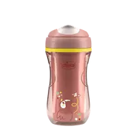 CHICCO Hrneček Active s tvrdým náustkem pink, 14m+ 266 ml