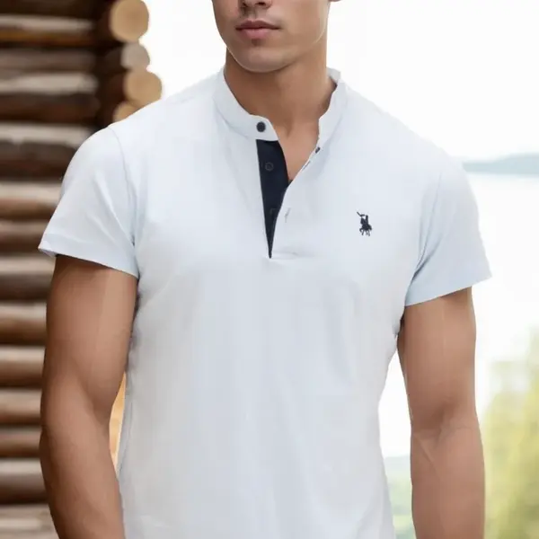 T9560 DEWBERRY T-SHIRT-LIGHT BLUE