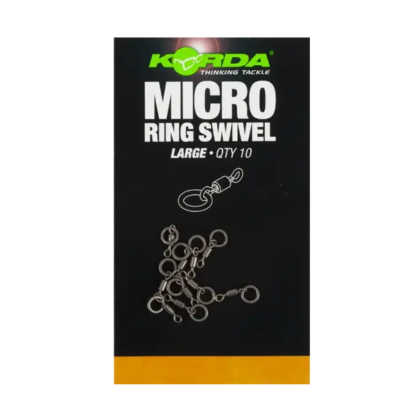 Korda obratlík micro rig ring swivel large