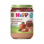 Hipp BIO Krupička s jablky, jahodami a černým rybízem 190 g