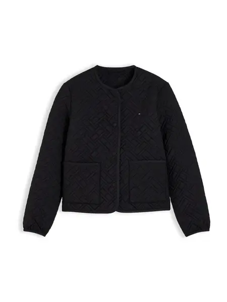 TOMMY HILFIGER Prechodná bunda  čierna