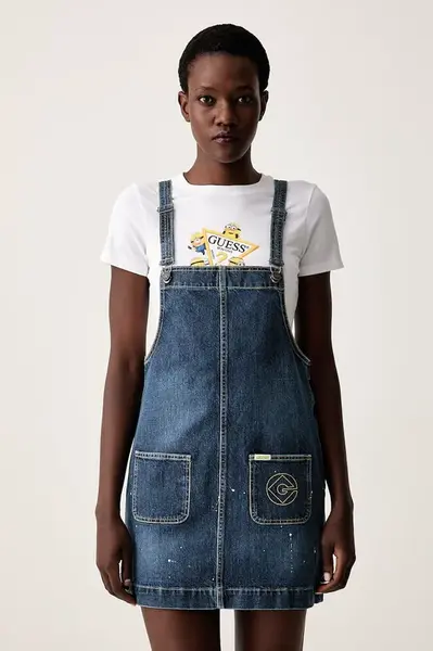 Guess Jeans šaty džínové