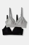 Calvin Klein Underwear  trojúhelníková podprsenka bavlněná s elastanem 2-pack