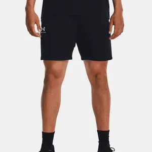 Under Armour Kraťasy UA Essential Fleece Shorts-BLK - Pánské