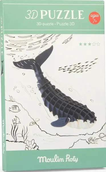 Puzzle 3D - Plejtvák obrovský