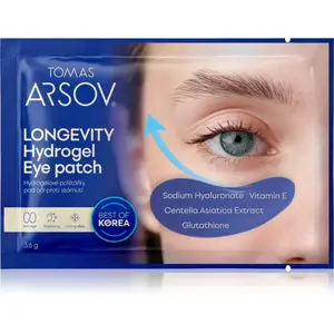 Tomas Arsov Longevity Hydrogel Eye patch hydrogélové vankúšiky proti starnutiu 3.6 g