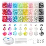 DIY Sparkling Beads Earring Bracelet Making Kit