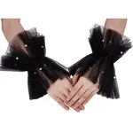 Gauze Detachable Lace Ruffle Sleeves