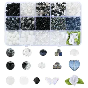 DIY Glass Beads Jewelry Making Finding Kits