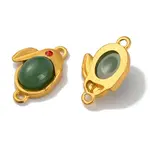 Alloy Glass Connector Charms