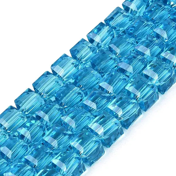 Transparent Glass Beads Strands