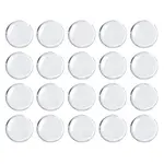 20Pcs Transparent Glass Cabochons