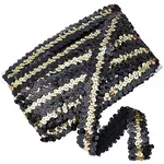 Sparkle Plastic Paillette Elastic Beads