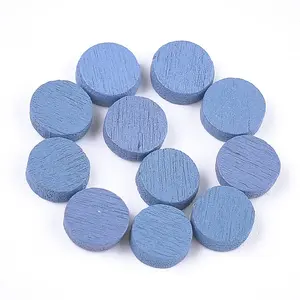 Painted Poplar Wood Cabochons