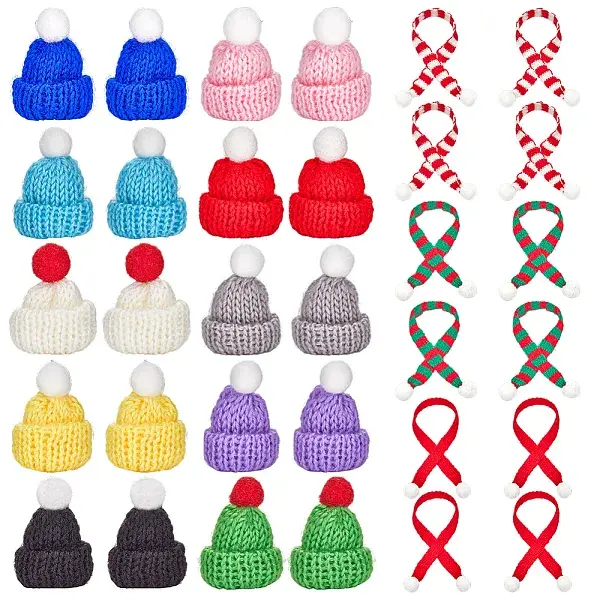 Woolen Crochet Mini Hat with Pom Pom Ball