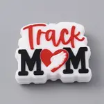 Word Track Mom Silicone Beads