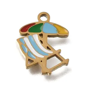 304 Stainless Steel Enamel Pendants
