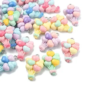 20Pcs Opaque Resin Pendants
