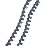Polyester Braid Trims with Elastic Button Loops