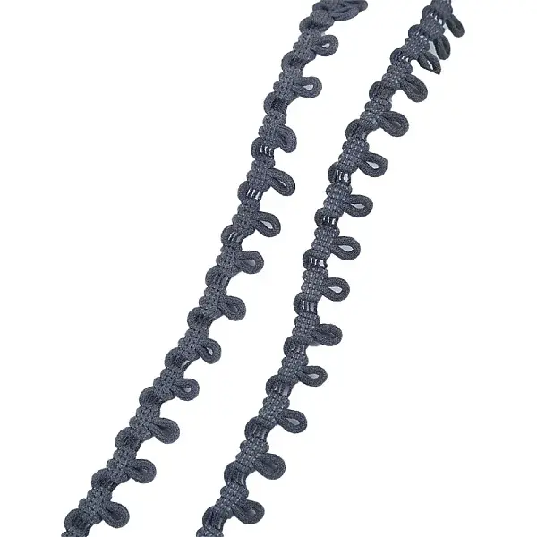 Polyester Braid Trims with Elastic Button Loops