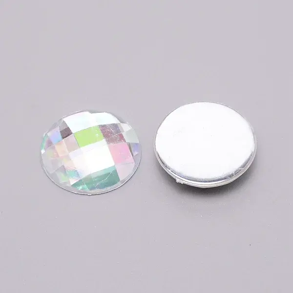 Acrylic Faceted Cabochons