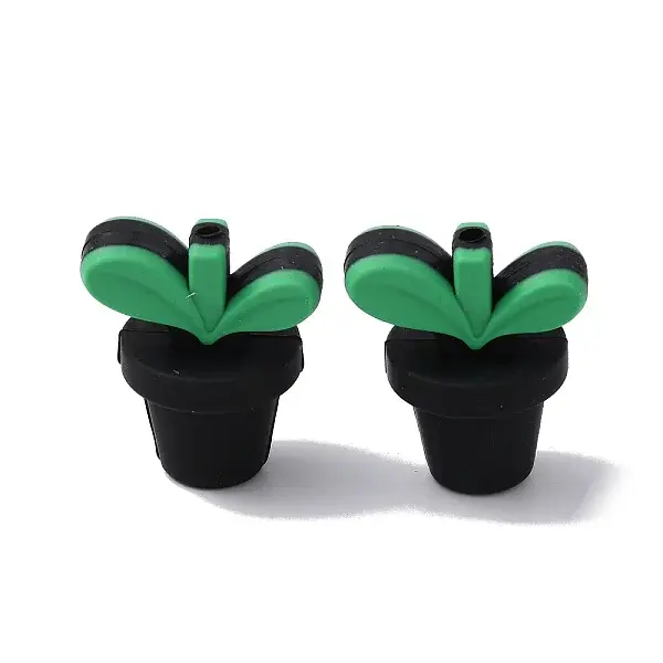 Leaf Pot Food Grade Eco-Friendly Silicone Beads