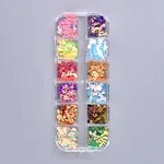 12 Colors Laser Shining Nail Art Glitter