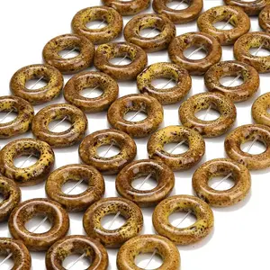 Vintage Handmade Porcelain Beads Strands