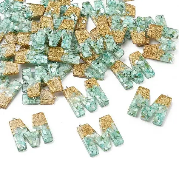 Transparent Epoxy Resin Pendants