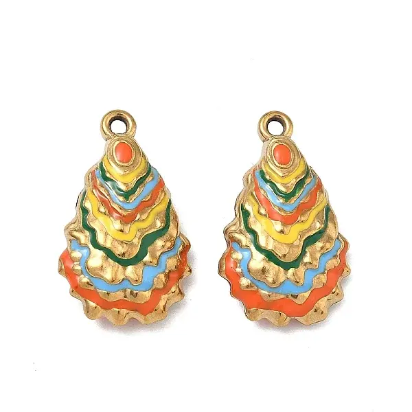 304 Stainless Steel Enamel Pendants