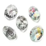 Pointed Back Glass Rhinestone Cabochons