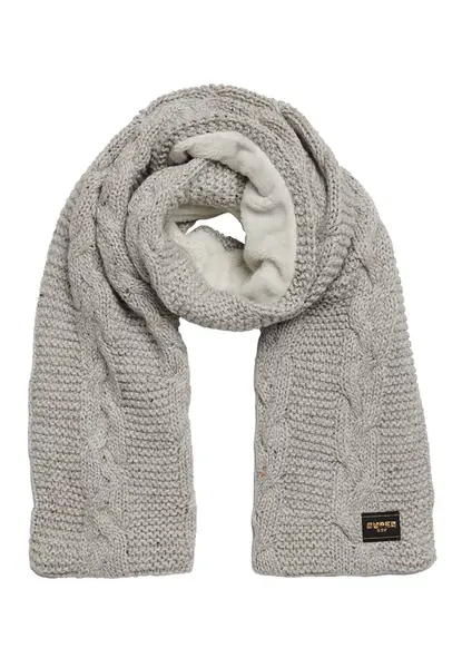 Superdry & Co Šál  sivá / čierna