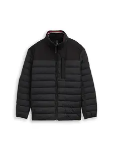TOM TAILOR Men + Prechodná bunda  čierna