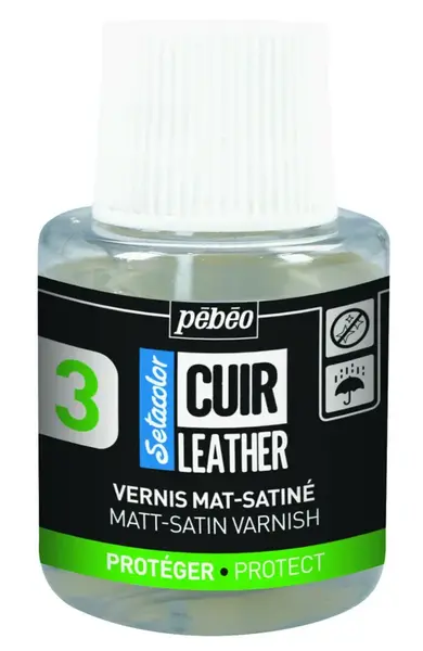 Matný lak pro barvy na kůži Pébéo Leather 110ml