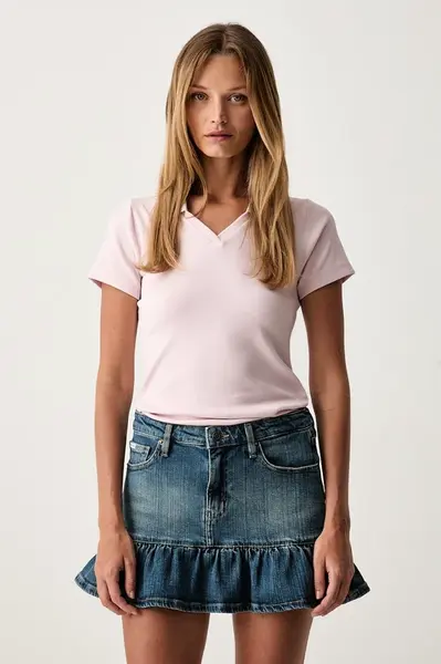 Guess Jeans polo dámské bavlněné s elastanem