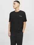 JACK & JONES Dlhé pyžamo  čierna