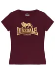 LONSDALE Tričko 'BANTRY'  zlatá žltá / červená