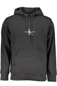 Černá mikina s kapucí Calvin Klein