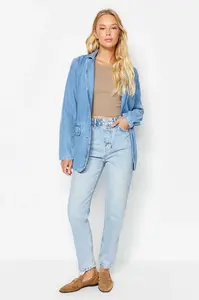 Dámské rifle Trendyol Mom jeans