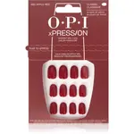 OPI xPRESS/ON umělé nehty Big Apple Red 30 ks