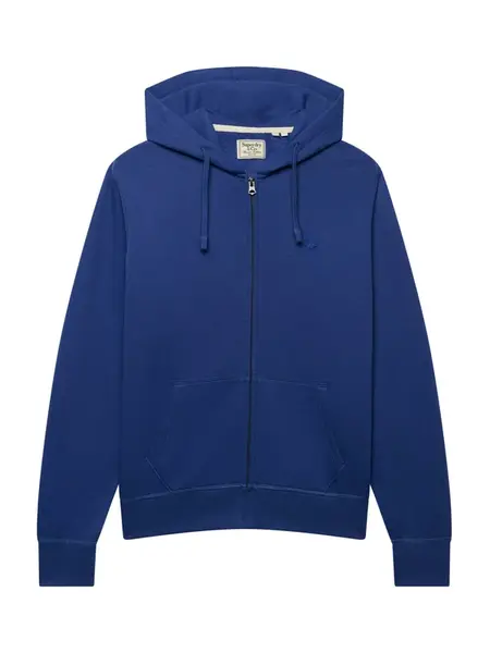Superdry & Co Tepláková bunda 'Essential'  tmavomodrá