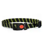 Obojek D-control, černo-zelený, 23 mm x 85 cm