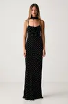 Le Privé šaty z viskózy ROSELINE CHIFFON DOTS