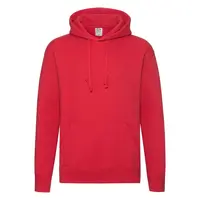 Czerwona bluza męska z kapturem Hooded Sweat Fruit of the Loom