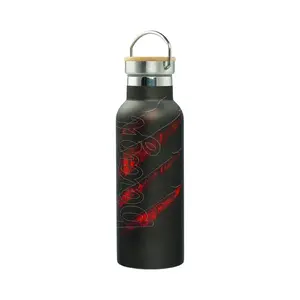 Termofľaša s bambusovým viečkom Láva, 500 ml