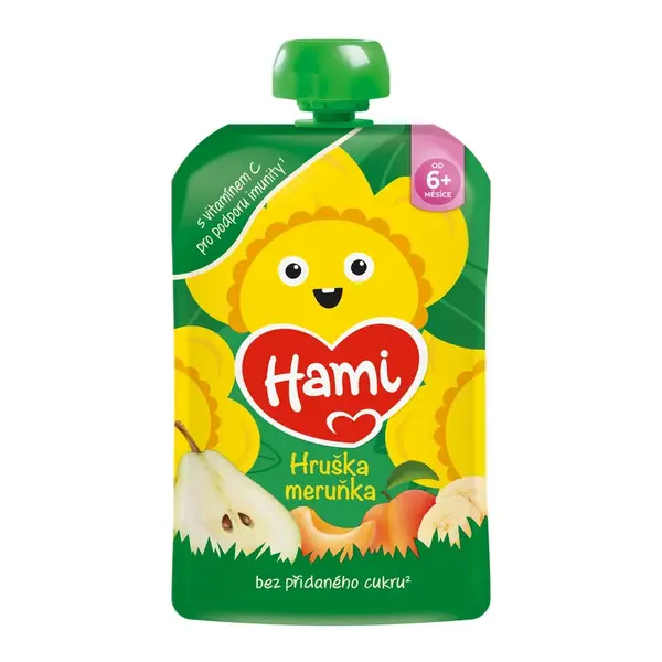 HAMI príkrm Jablko hruška banán marhuľa
